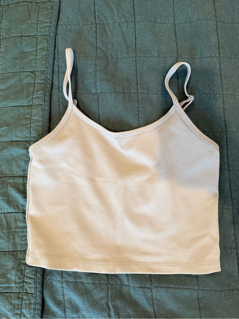 Balance Athletica Cream Ribbed Adjustable-Strap Cami